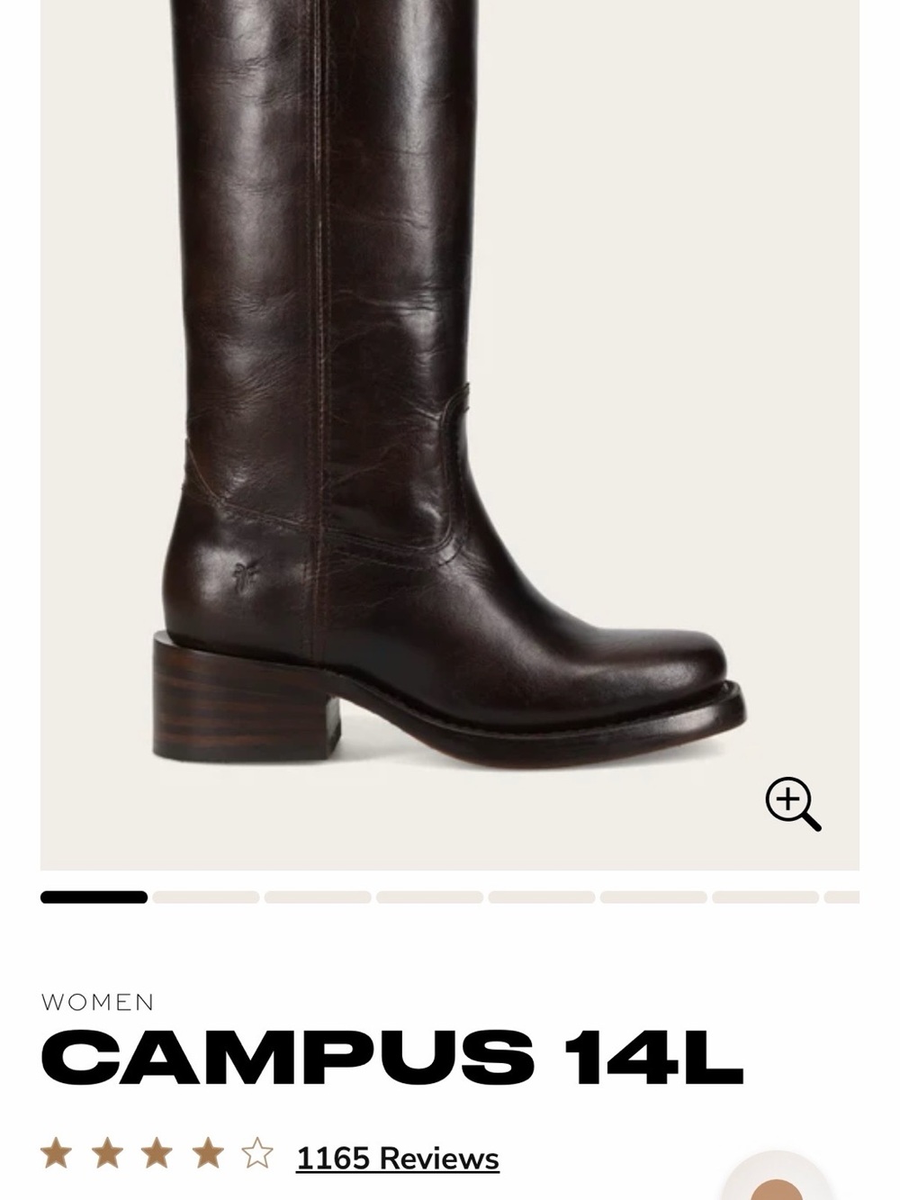 Frye Women's Campus 14L leather boots women’s size 9